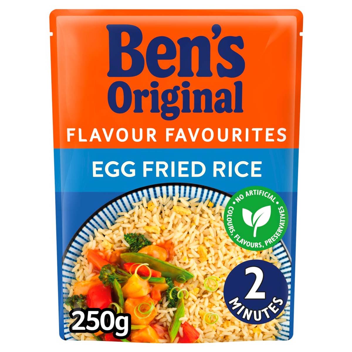 Bens Original - Egg Fried Microwave Rice - 250g - Continental Food Store