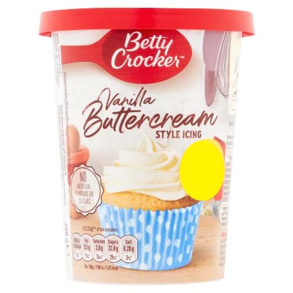 Betty Crocker - Vanilla Buttercream Style Icing - 400g - Continental Food Store