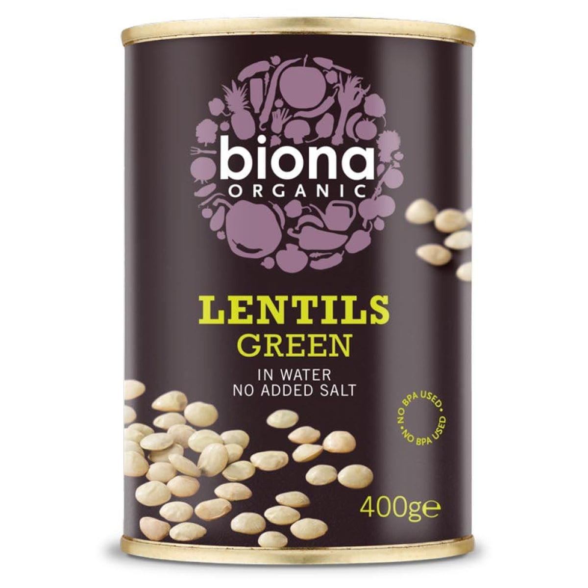 Biona - Organic Green Lentils - 400g.