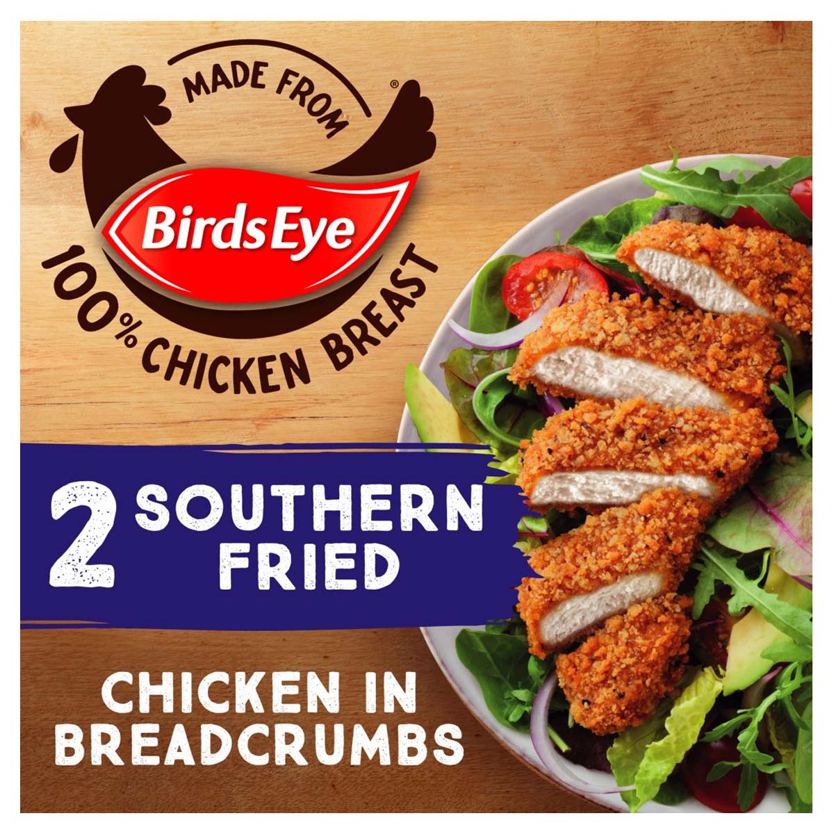 Birds Eye - 2 Southern Fried Chicken in Breadcrumbs - 180g - Continental Food Store Birds Eye - 2 Southern Fried Chicken in Breadcrumbs - 180g - Continental Food Store