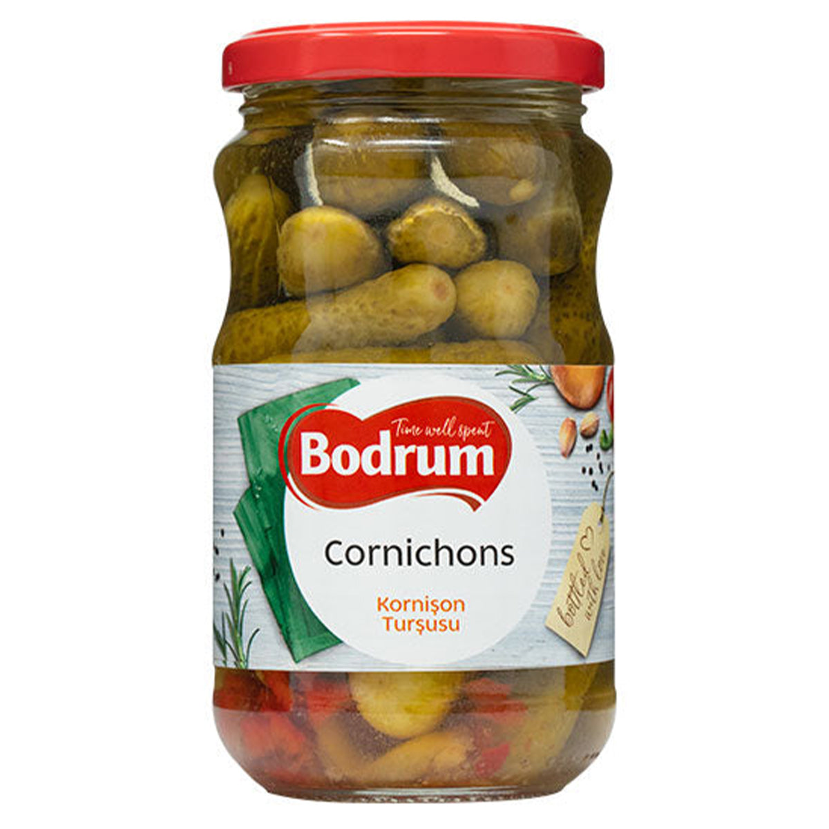 Bodrum - Cornichons - 680g - Continental Food Store Bodrum - Cornichons - 680g - Continental Food Store