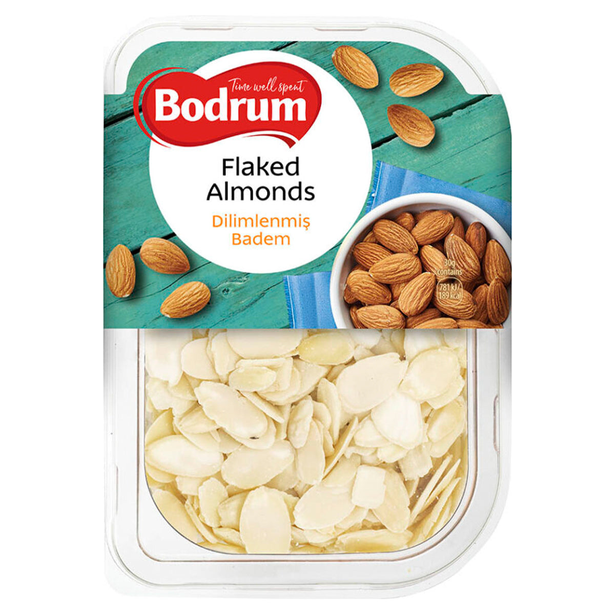 Bodrum - Flaked Almonds - 150g - Continental Food Store