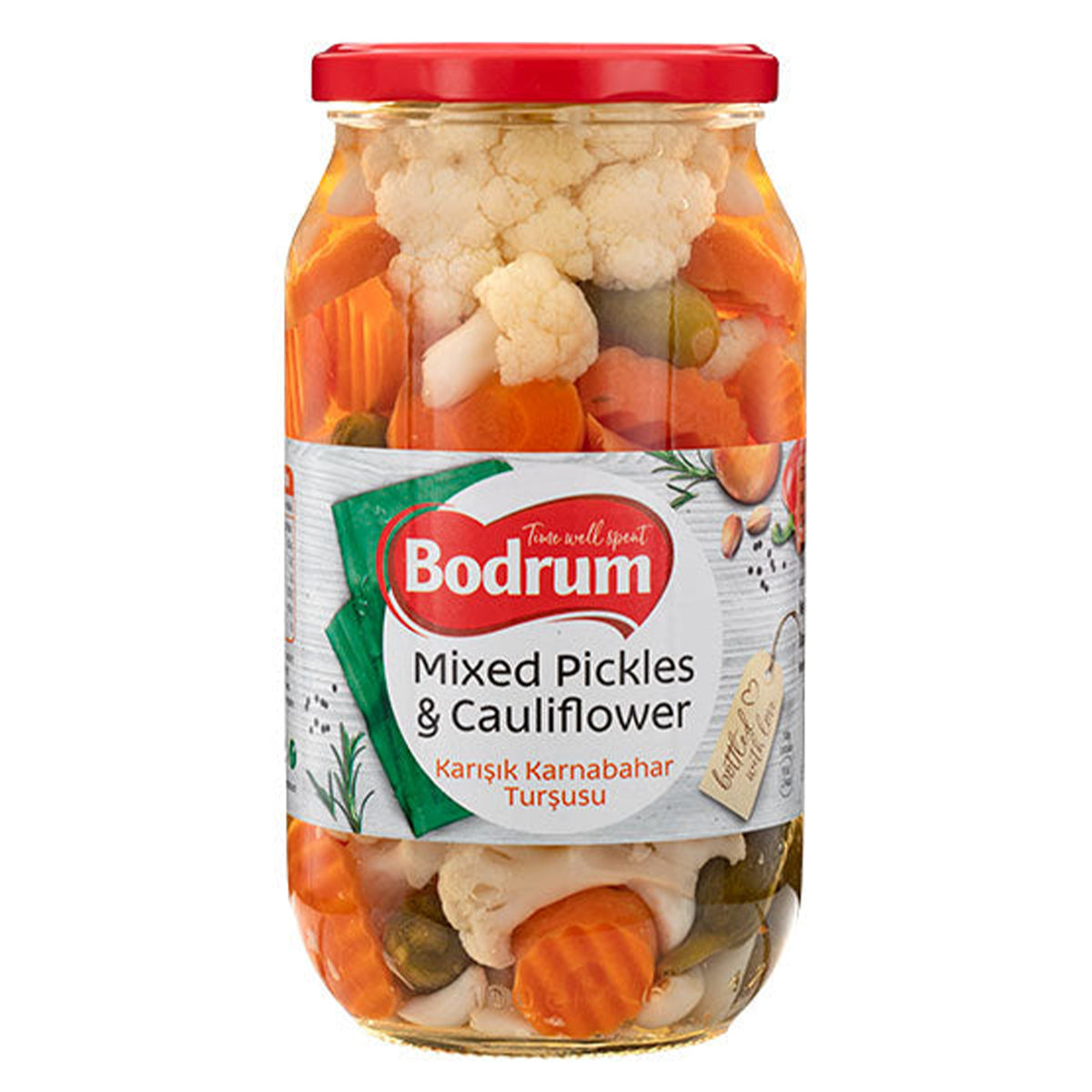 Bodrum - Pickled Cauliflower Mix - 670g - Continental Food Store Bodrum - Pickled Cauliflower Mix - 670g - Continental Food Store