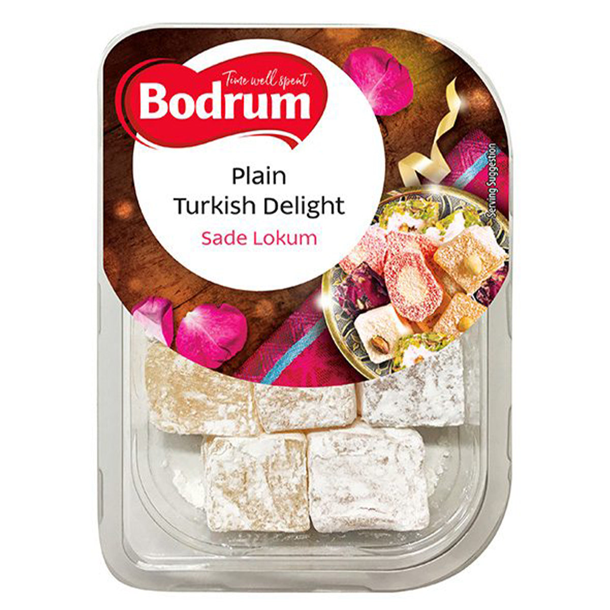 Bodrum - Plain Turkish Delight - 200g, made by Bodrum.