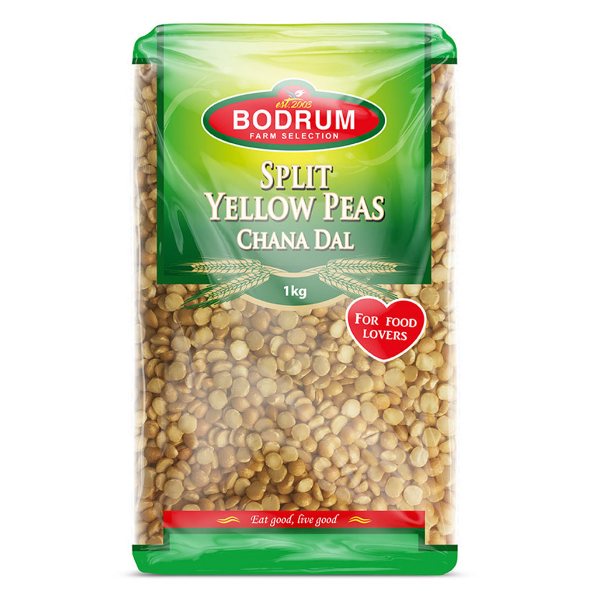 Bodrum - Yellow Split Peas - 1kg - Continental Food Store