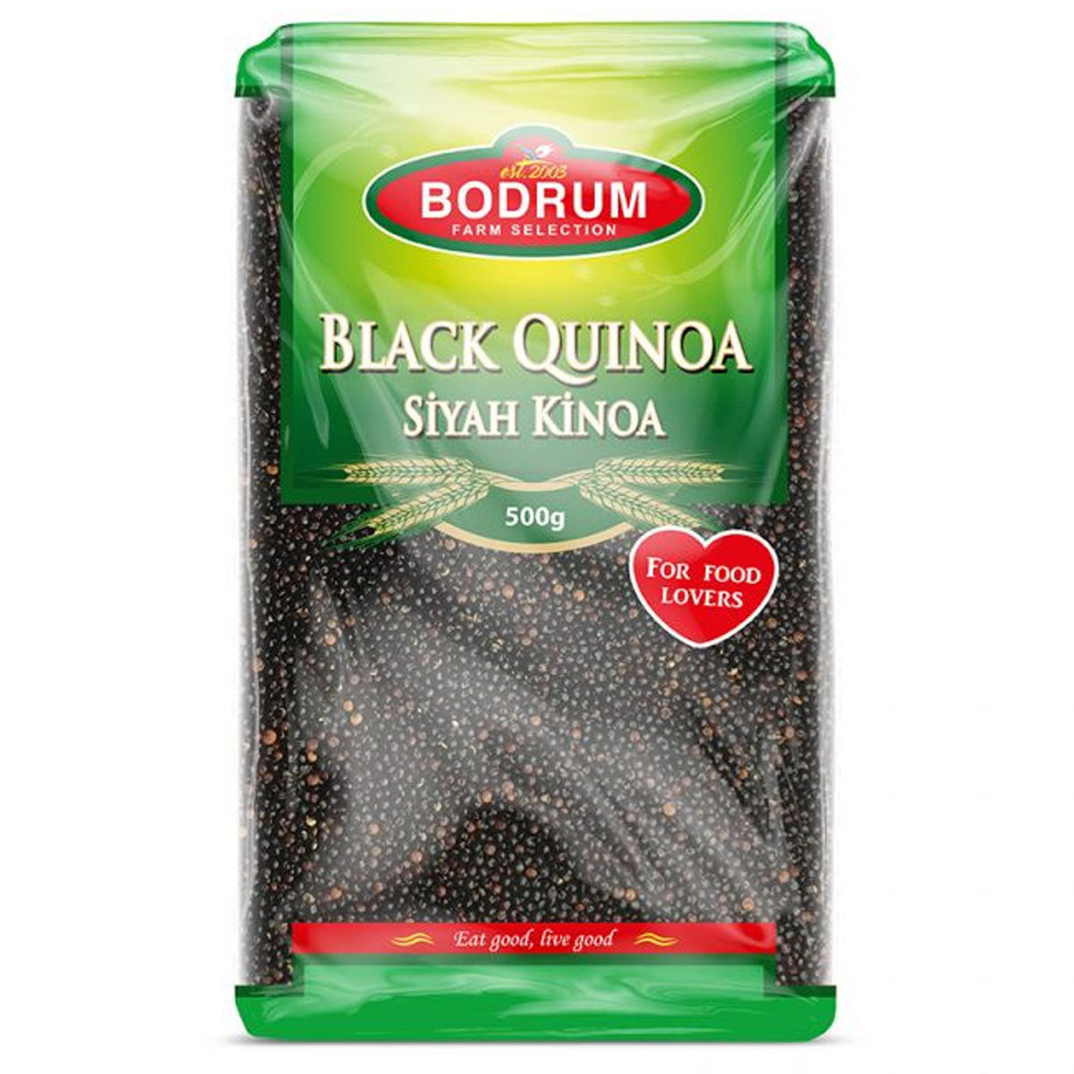 Bodrum - Black Quinoa - 500g - Continental Food Store