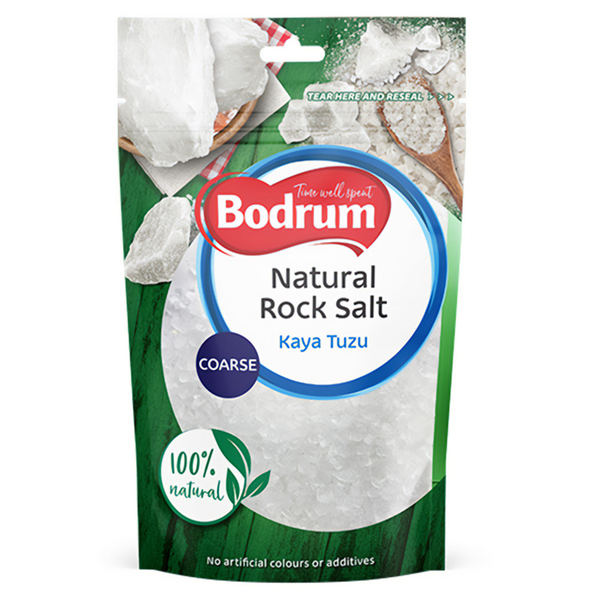 Bodrum - Natural Coarse Rock Salt - 200g - Continental Food Store