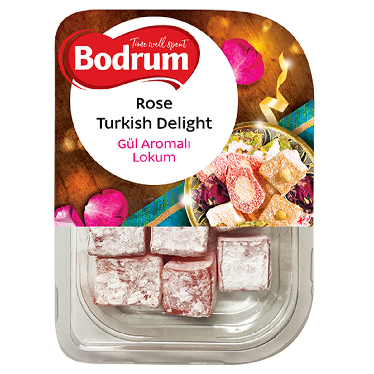 Bodrum - Rose Turkish Delight - 200g - Continental Food Store Bodrum - Rose Turkish Delight - 200g - Continental Food Store