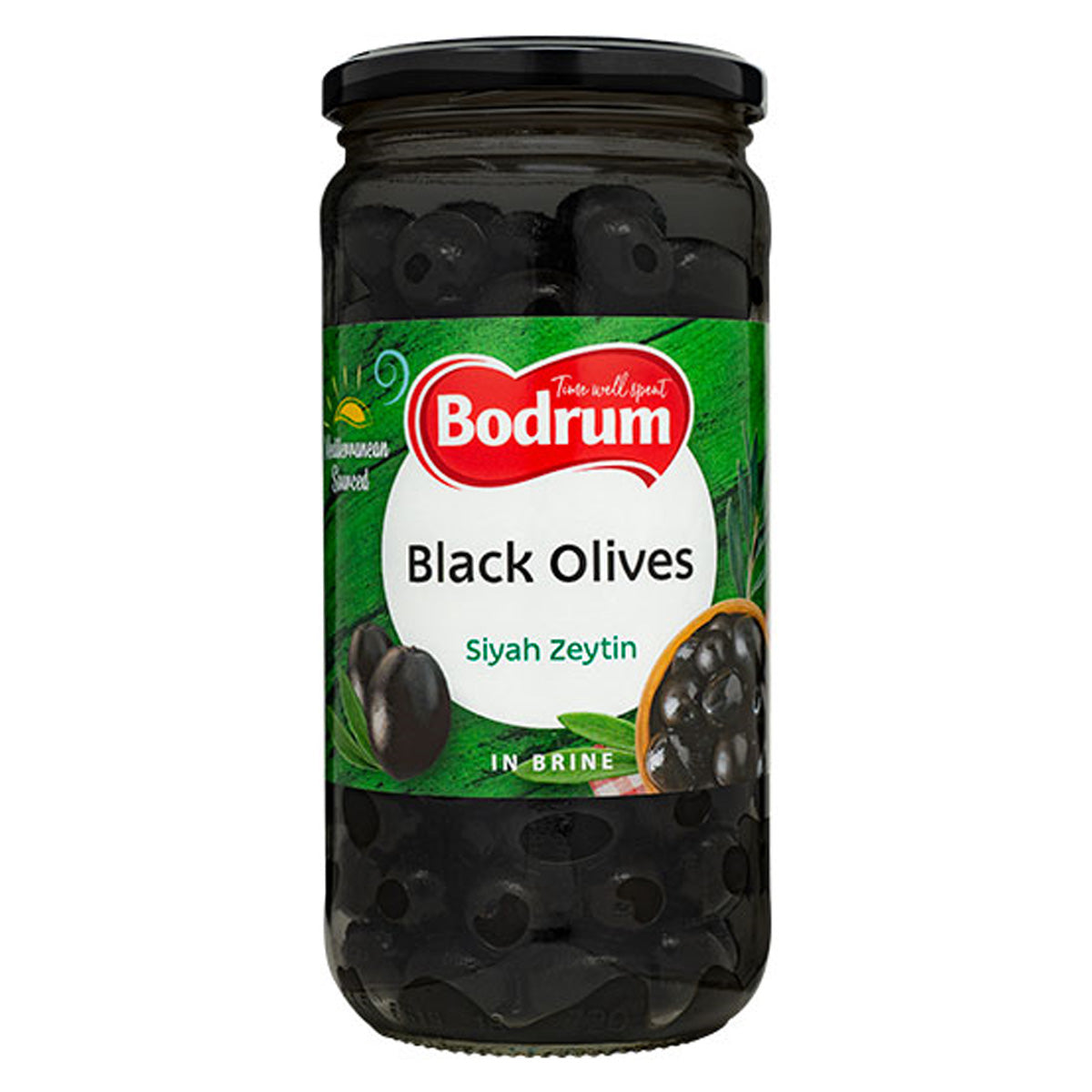 Bodrum - Whole Black Olives - 720g - Continental Food Store