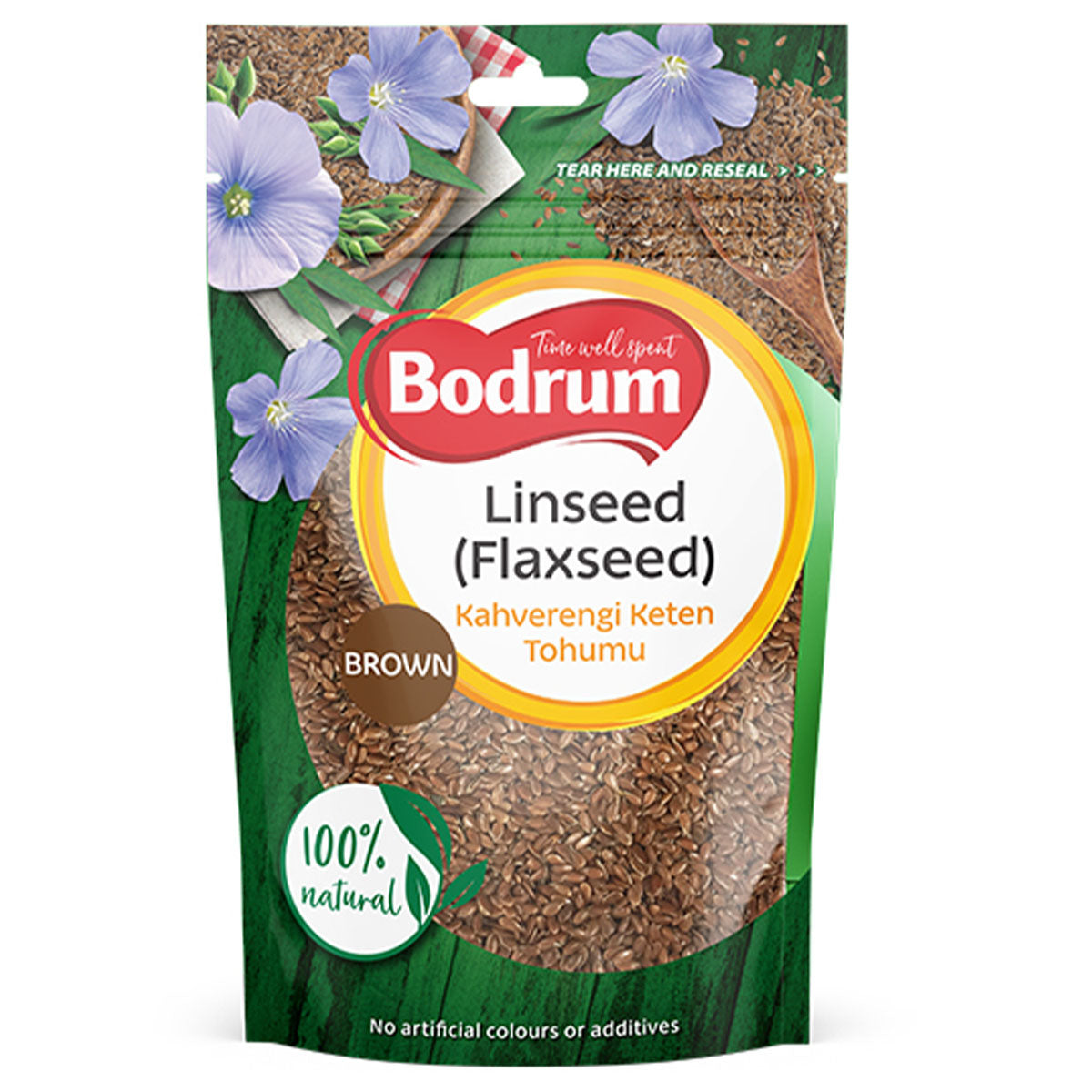 Bodrum - Brown Linseed - 100g - Continental Food Store Bodrum - Brown Linseed - 100g - Continental Food Store