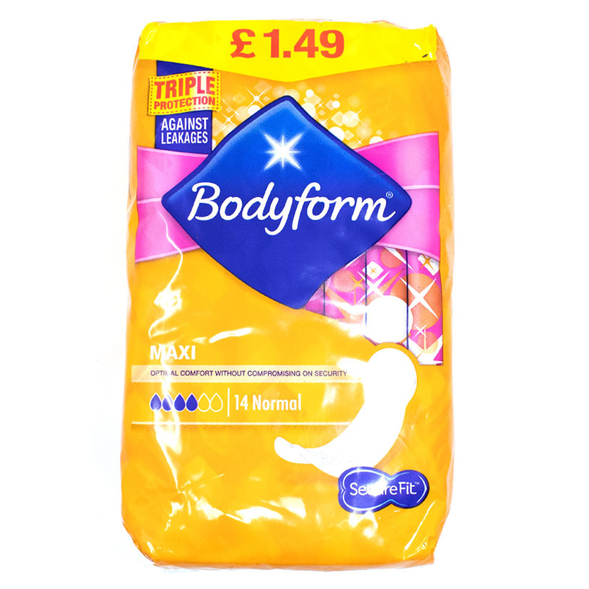 Bodyform - Maxi Normal - 14pcs - Continental Food Store Bodyform - Maxi Normal - 14pcs - Continental Food Store