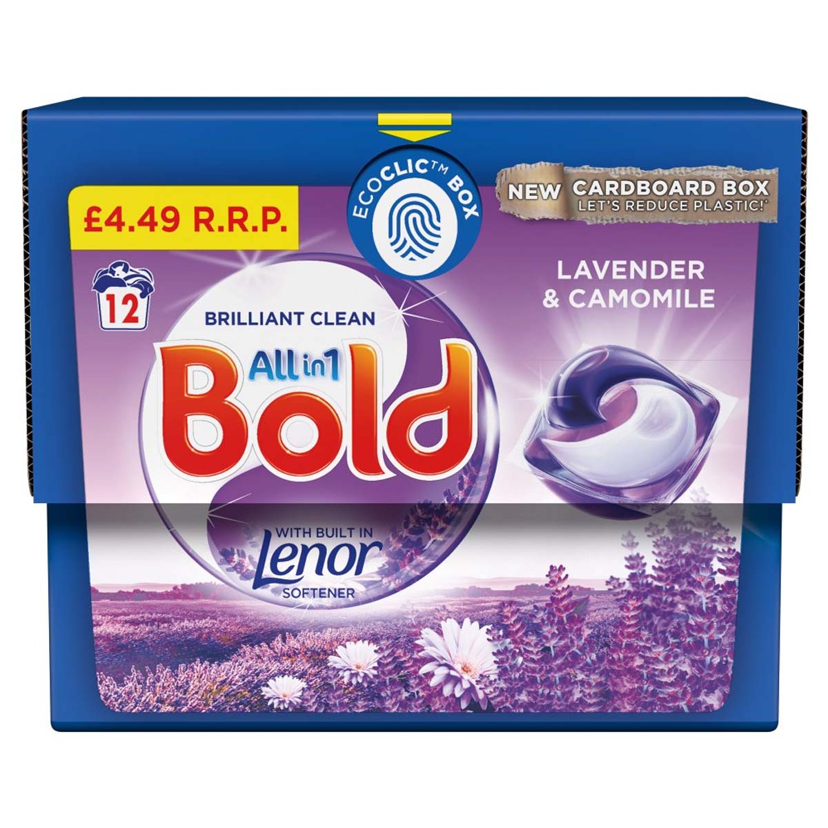 Bold - All-in-1 PODS Washing Capsules With Lenor Softener - 12 washes - Continental Food Store