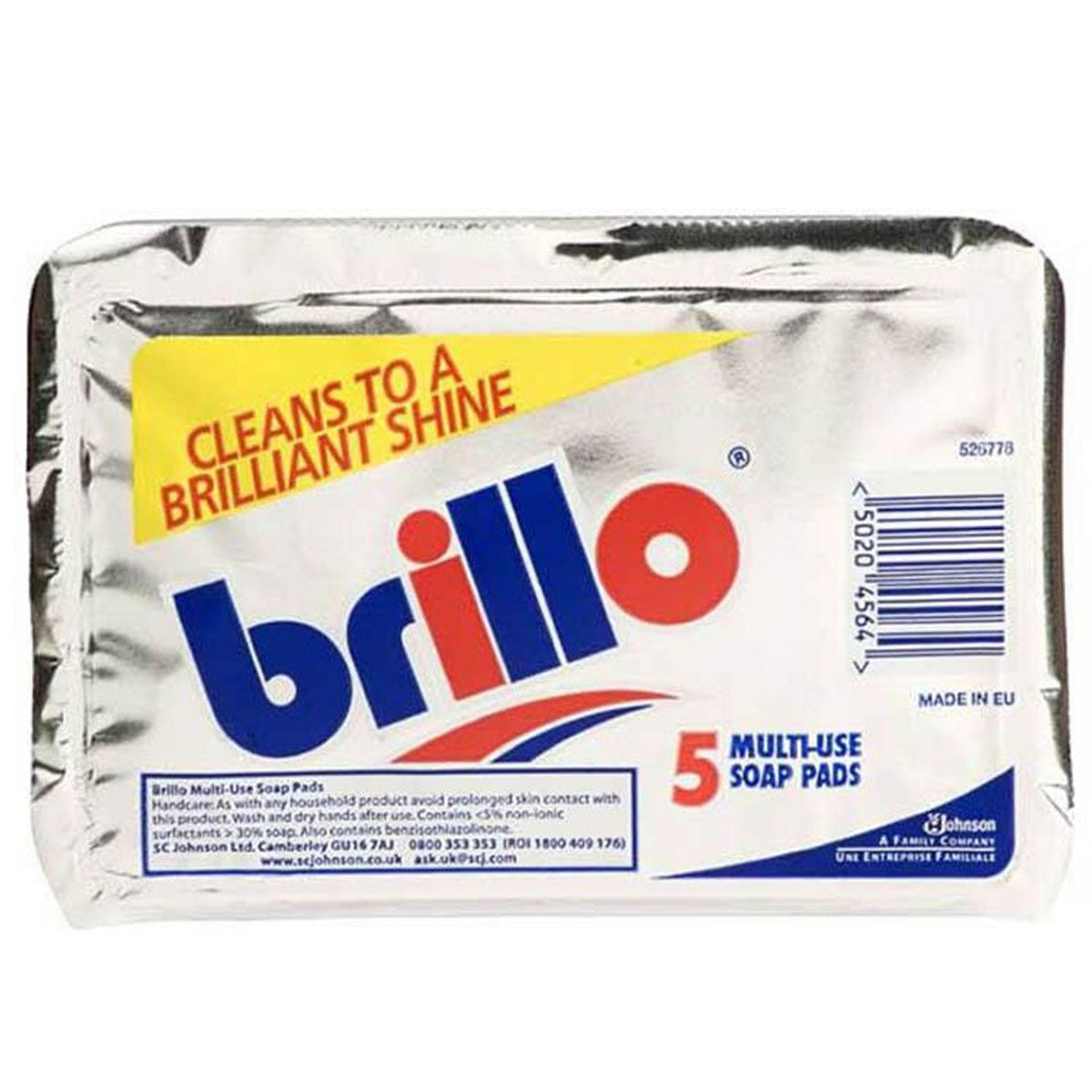 Brillo - Soap Pads - 5pcs - Continental Food Store Brillo - Soap Pads - 5pcs - Continental Food Store