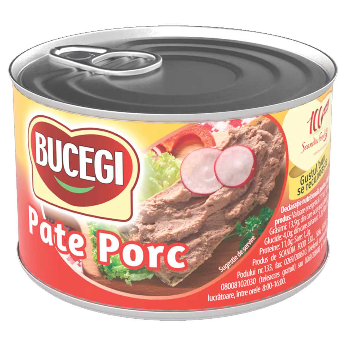 Bucegi - Pork Liver Pate (Pate Porc) - 200g - Continental Food Store