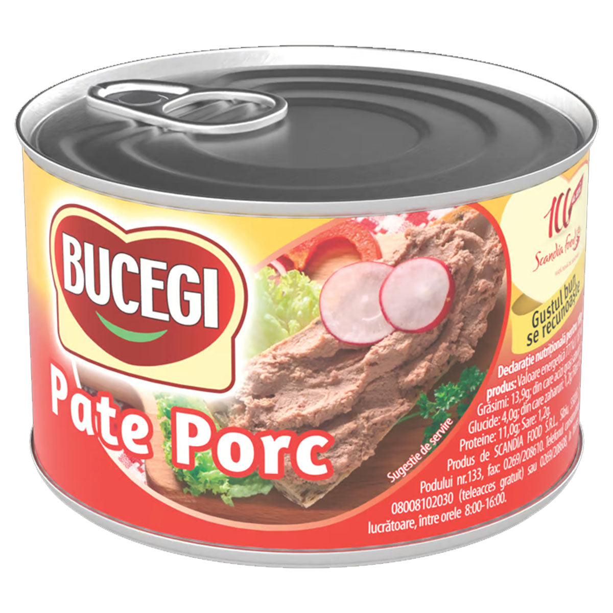 Bucegi - Pork Liver Pate (Pate Porc) - 200g - Continental Food Store Bucegi - Pork Liver Pate (Pate Porc) - 200g - Continental Food Store