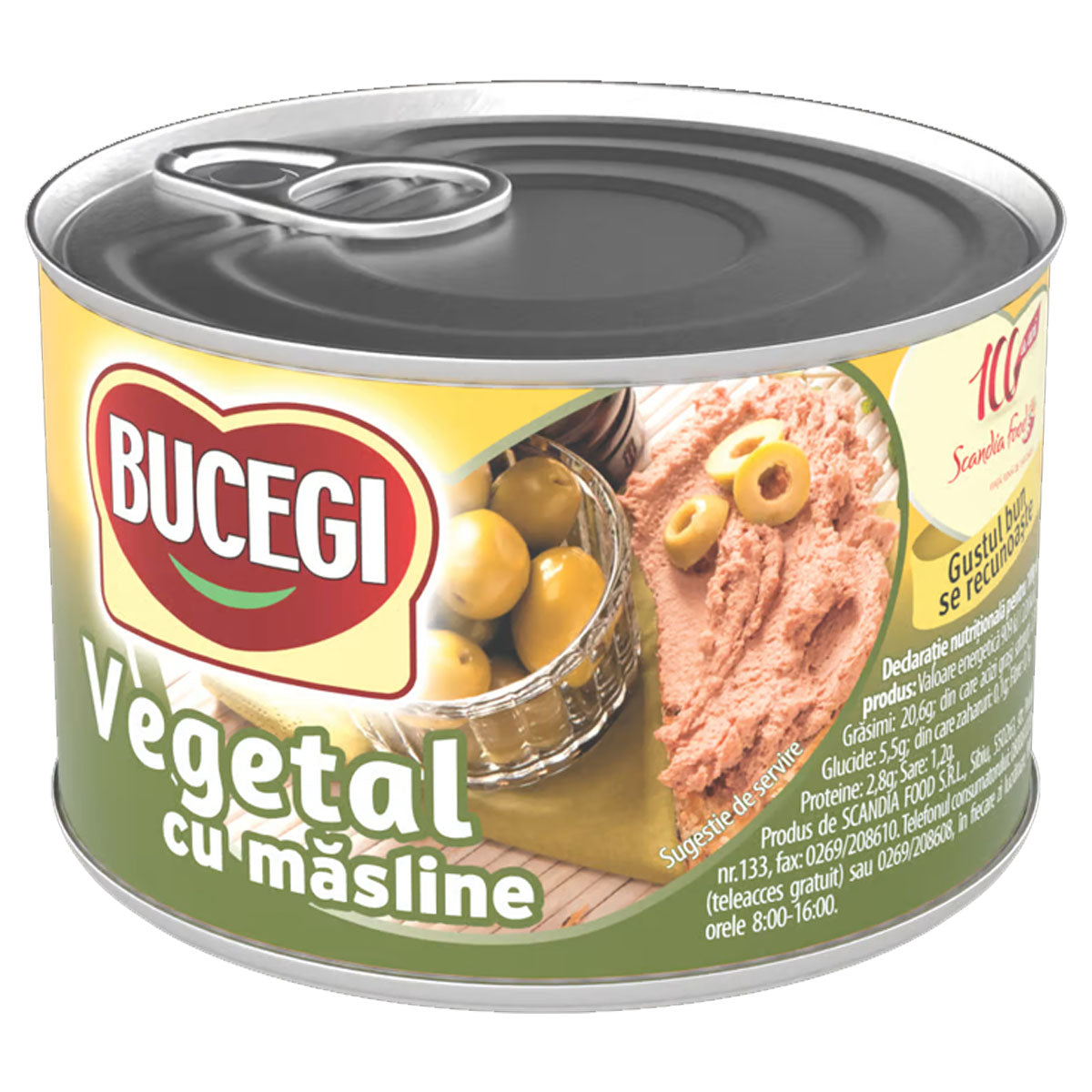 Bucegi - Vegetable Pate with Olives (Vegetal Masline) - 200g - Continental Food Store