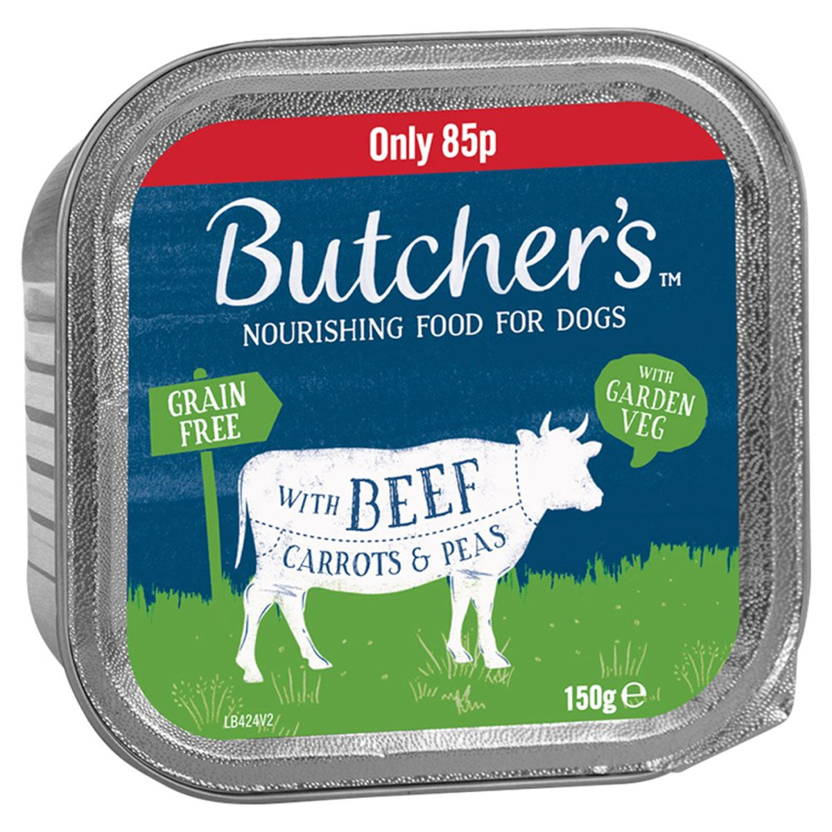 Butcher's - Beef & Veg Dog Food Tray - 150g - Continental Food Store
