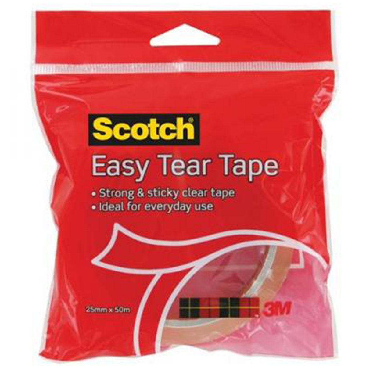 Scotch - Easy Tear Tape - 3M (25mm x 50m) - Continental Food Store