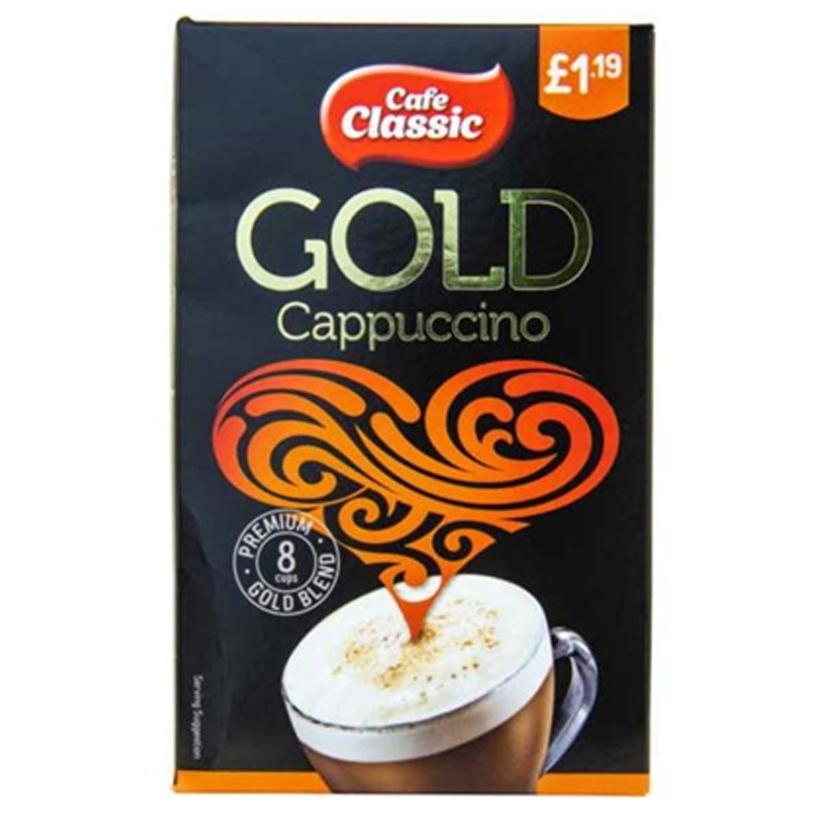 Cafe Classic - Cappuccino - 8 x 14g (112g) - Continental Food Store