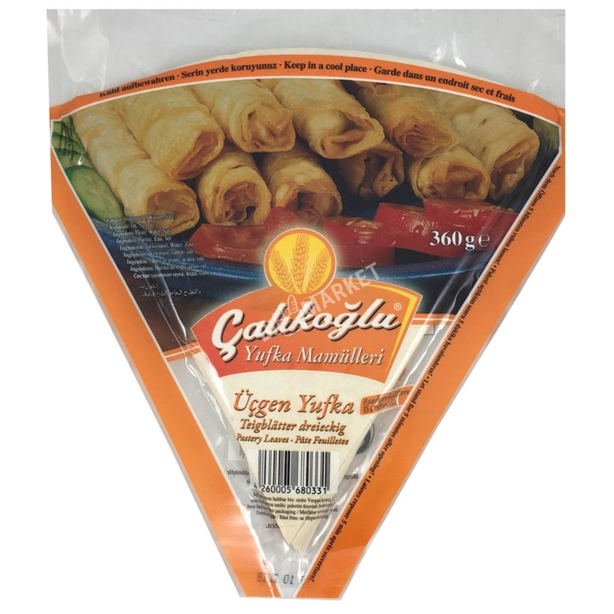 Calikoglu - Triangle Filo Pastry - 360g - Continental Food Store