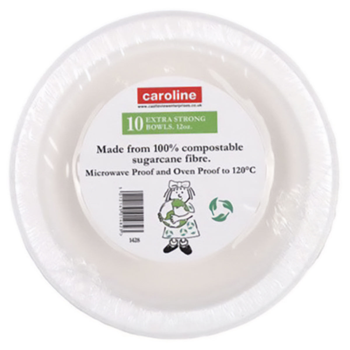 Caroline - Extra Strong Paper Bowls 12oz - 10 Pack - Continental Food Store Caroline - Extra Strong Paper Bowls 12oz - 10 Pack - Continental Food Store