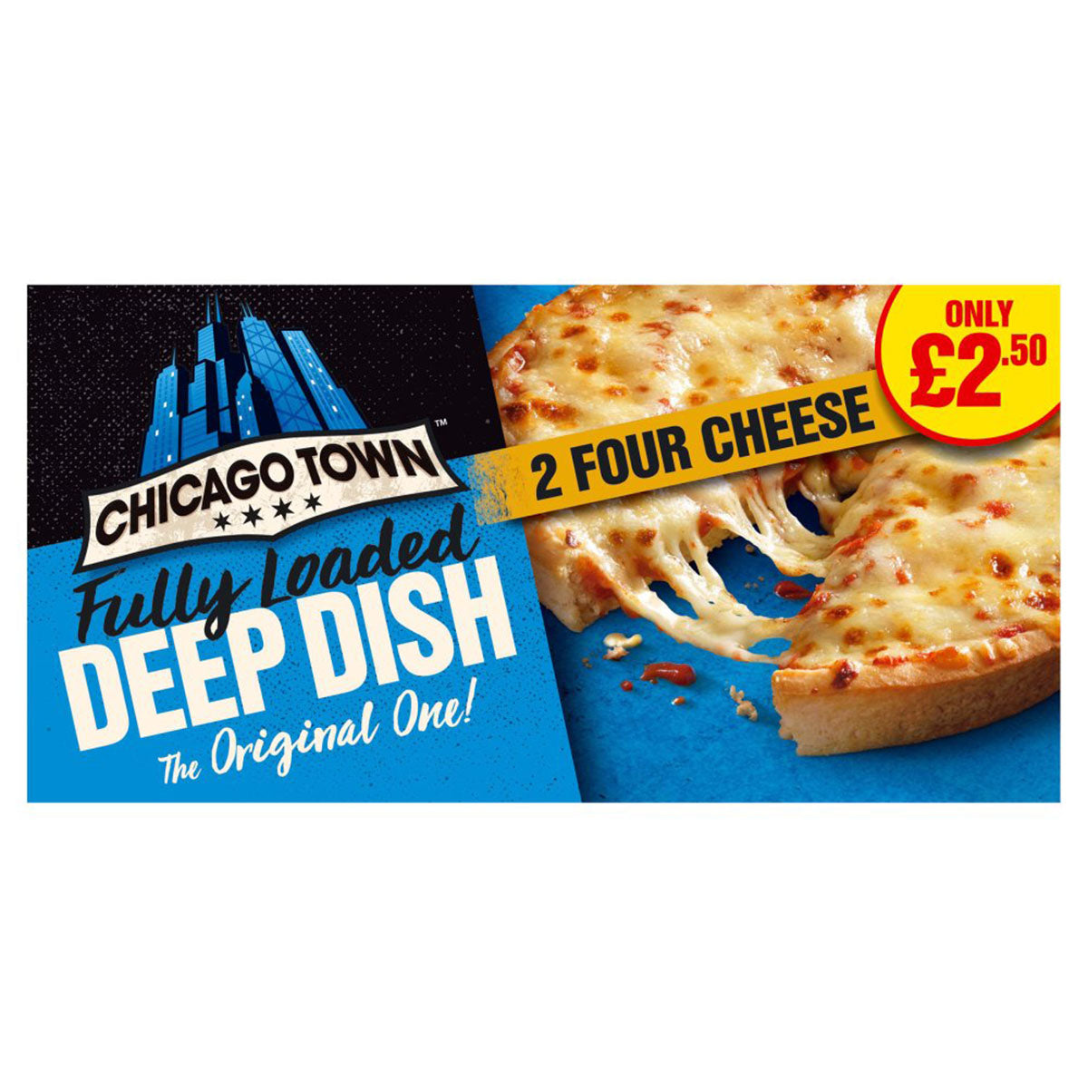Chicago Town - 2 Deep Dish Four Cheese Mini Pizzas - 148g - Continental Food Store