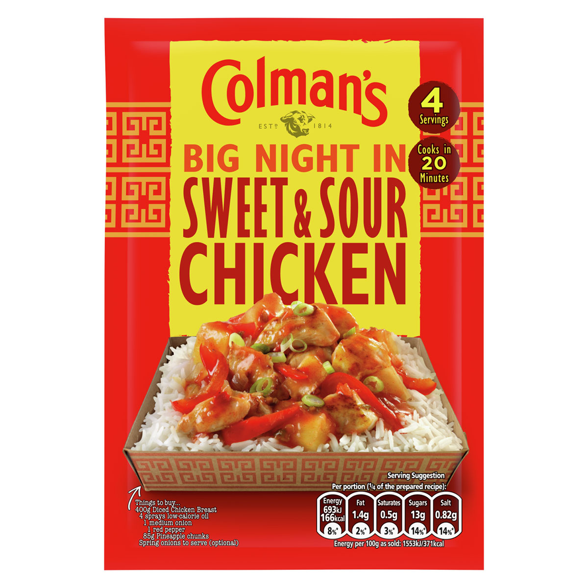 Colman's - Sweet & Sour Chicken - 58g - Continental Food Store