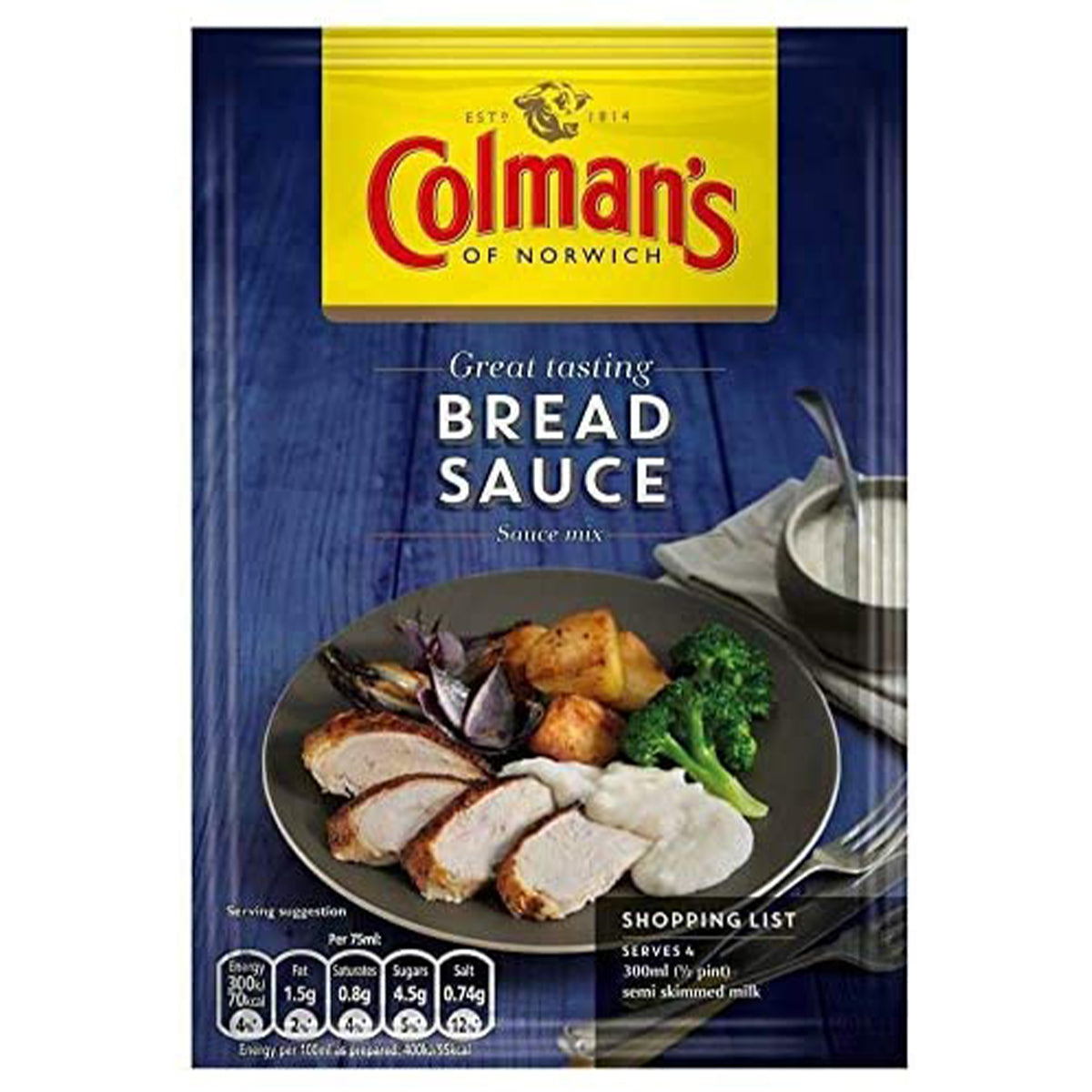 Colmans - Bread Sauce - 40g - Continental Food Store