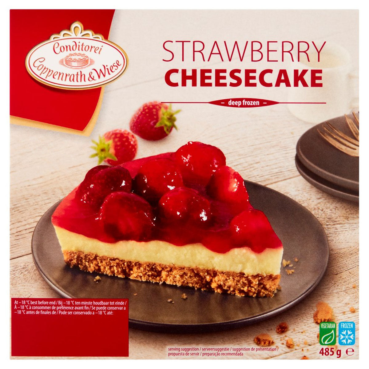 Conditorei Coppenrath & Wiese - Strawberry Cheesecake - 485g - Continental Food Store Conditorei Coppenrath & Wiese - Strawberry Cheesecake - 485g - Continental Food Store