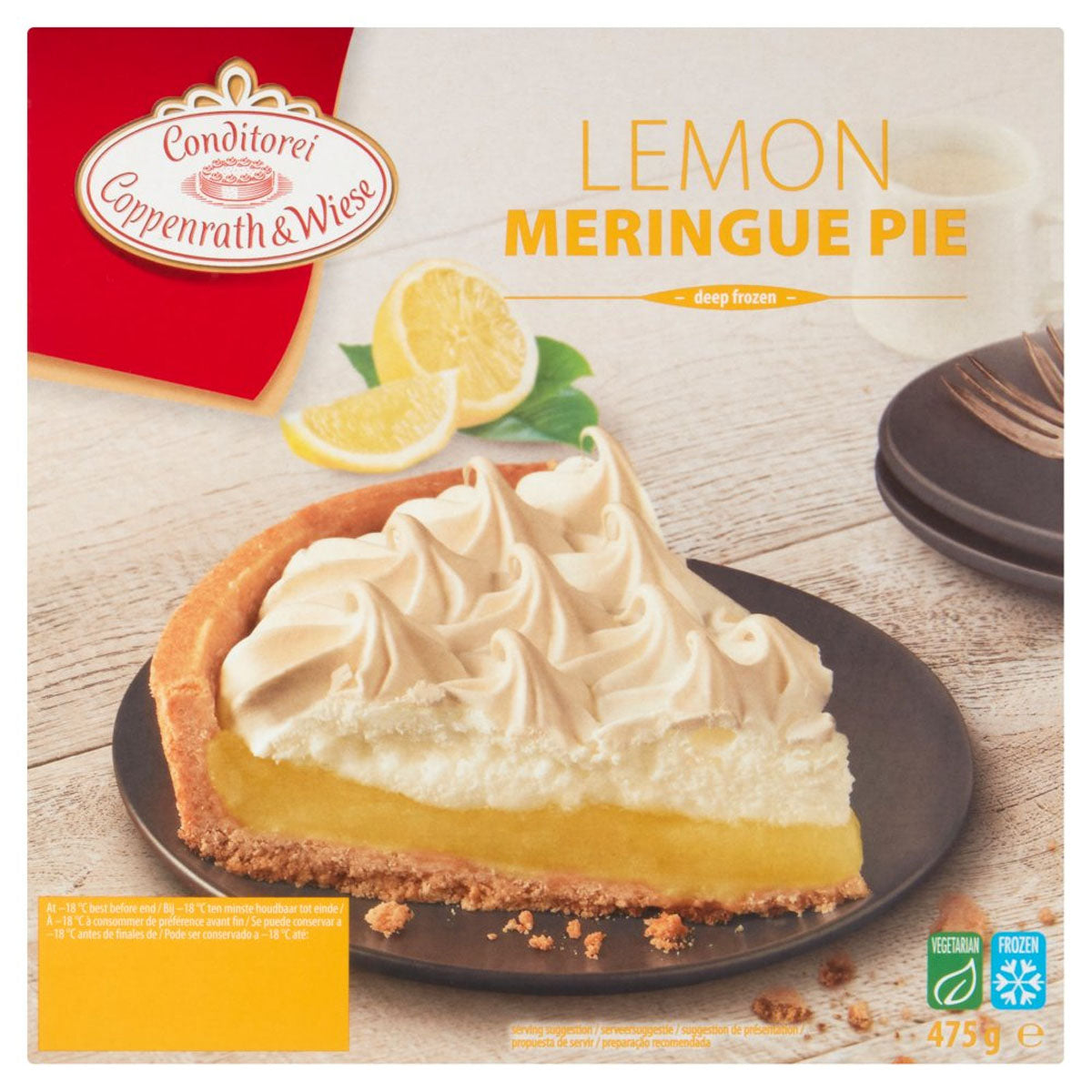 Conditorei Coppenrath & Wiese - Lemon Meringue Pie - 475g - Continental Food Store Conditorei Coppenrath & Wiese - Lemon Meringue Pie - 475g - Continental Food Store