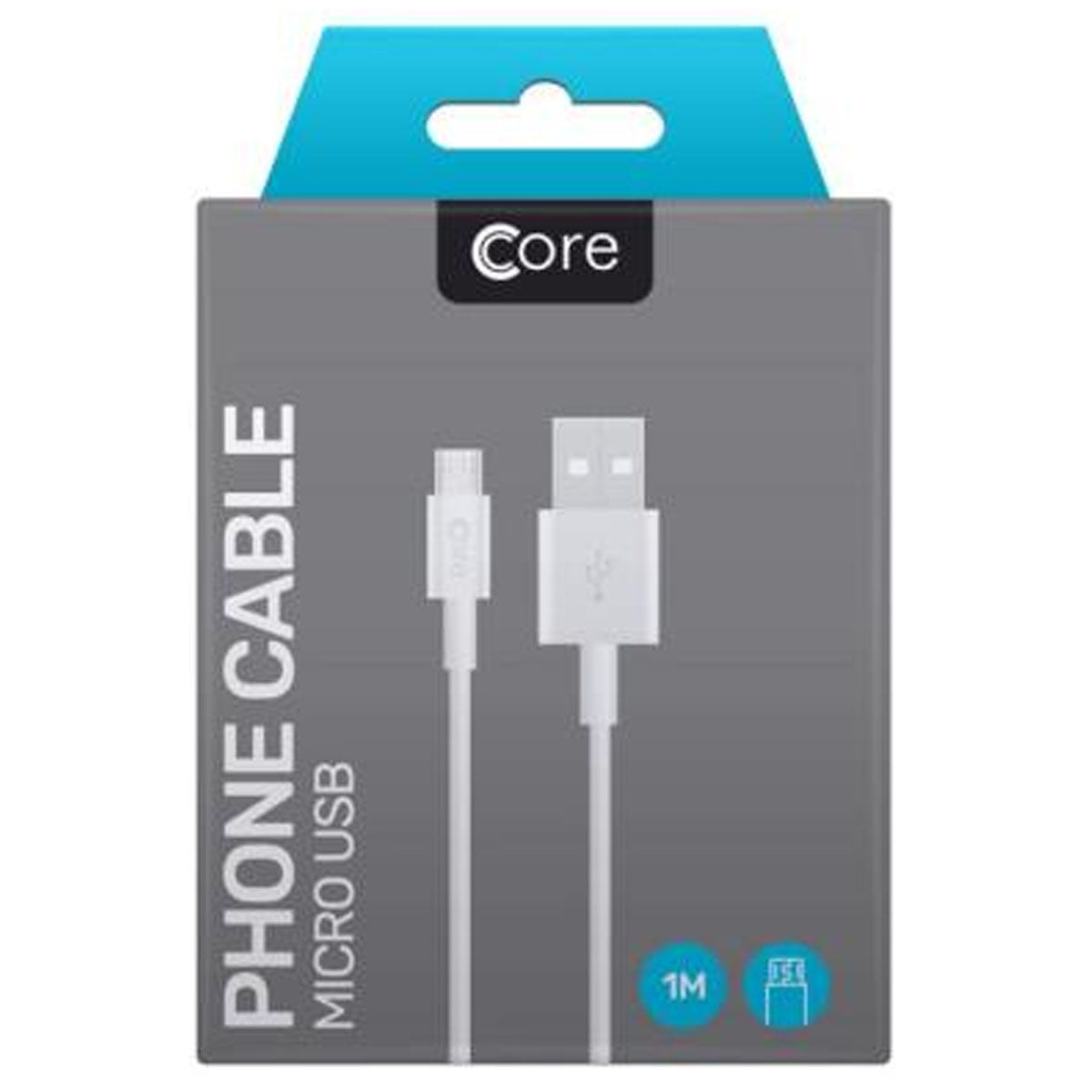 Core - Micro USB Cable in Case - Continental Food Store