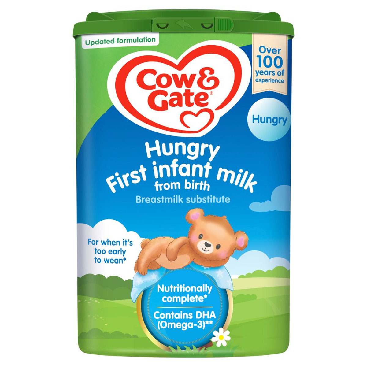 Cow & Gate - Hungry First Infant Milk from Birth - 800g - Continental Food Store