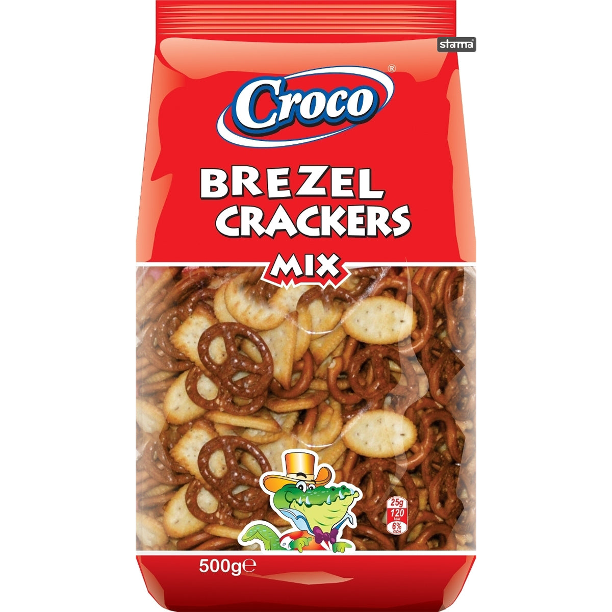 Croco - Brezel Crackers Mix - 500g by Croco. Croco - Brezel Crackers Mix - 500g by Croco.