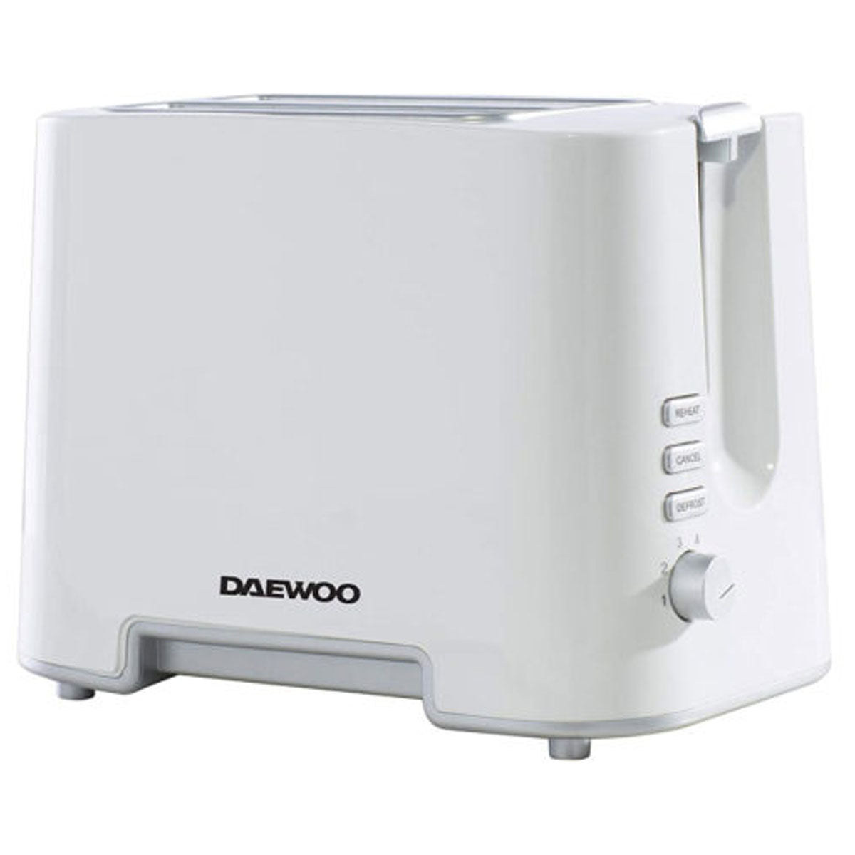 Daewoo - 2 Slice Toaster Defrost Reheat Function Easy Clean - 870W - Continental Food Store