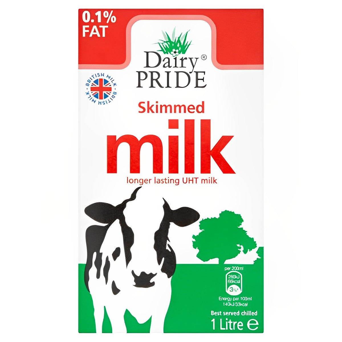 Dairy Pride - Skimmed UHT Milk - 1L - Continental Food Store