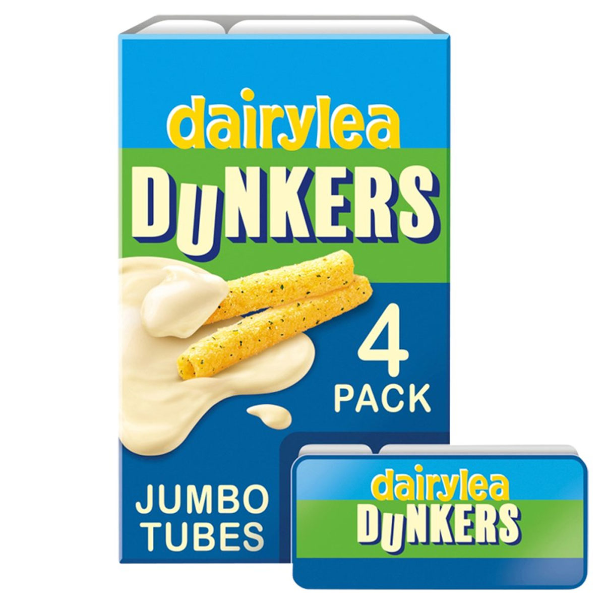 Dairylea Dunkers - Jumbo Tubes Cheese Snacks - 4 Pack 164g - Continental Food Store