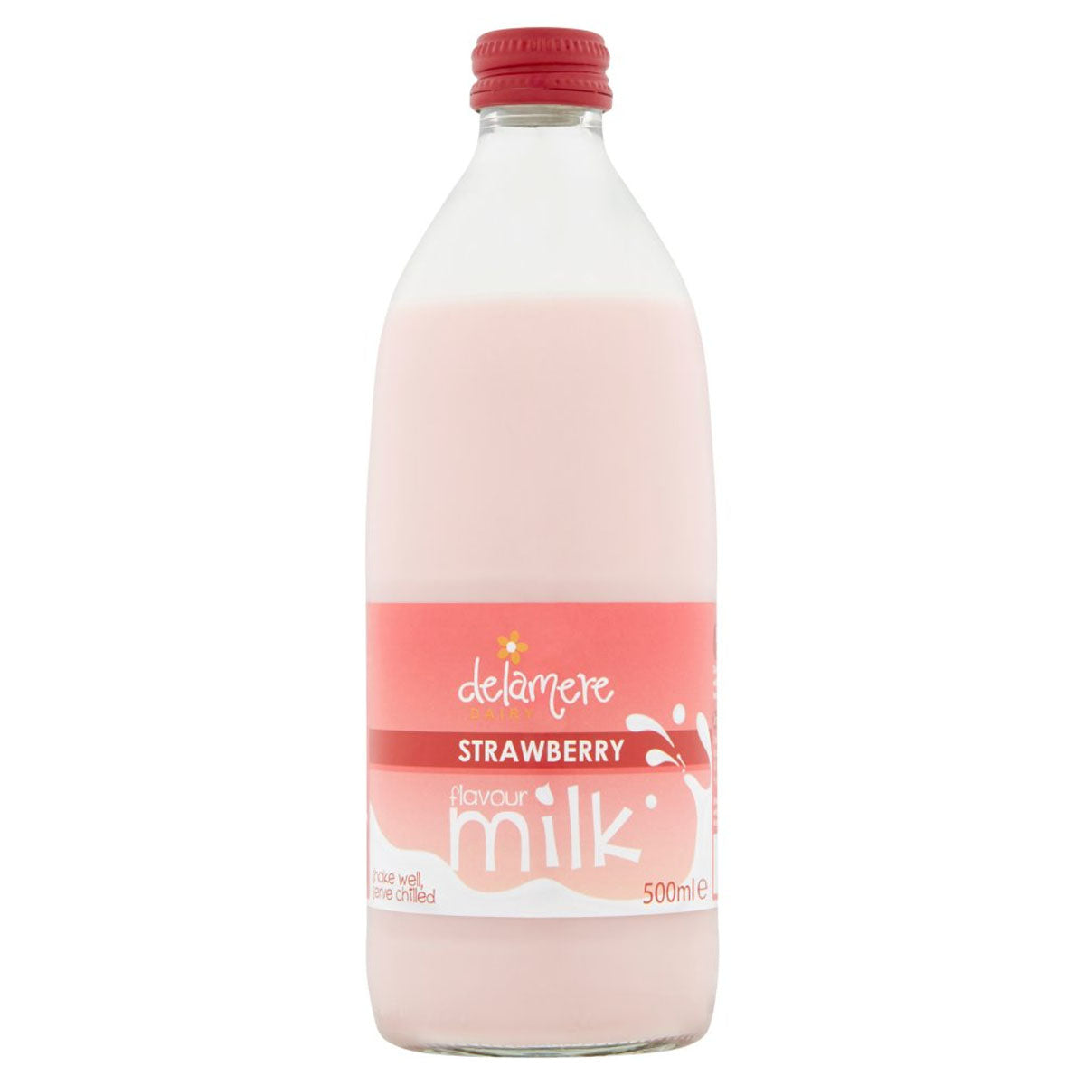 Delamere - Dairy Strawberry Flavour Milk - 500ml - Continental Food Store