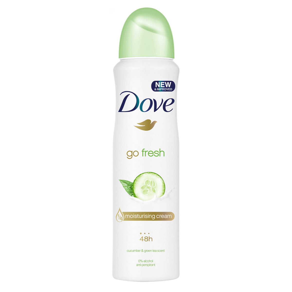Dove - Cucumber Anti-Perspirant Deodorant Aerosol - 250ml - Continental Food Store Dove - Cucumber Anti-Perspirant Deodorant Aerosol - 250ml - Continental Food Store