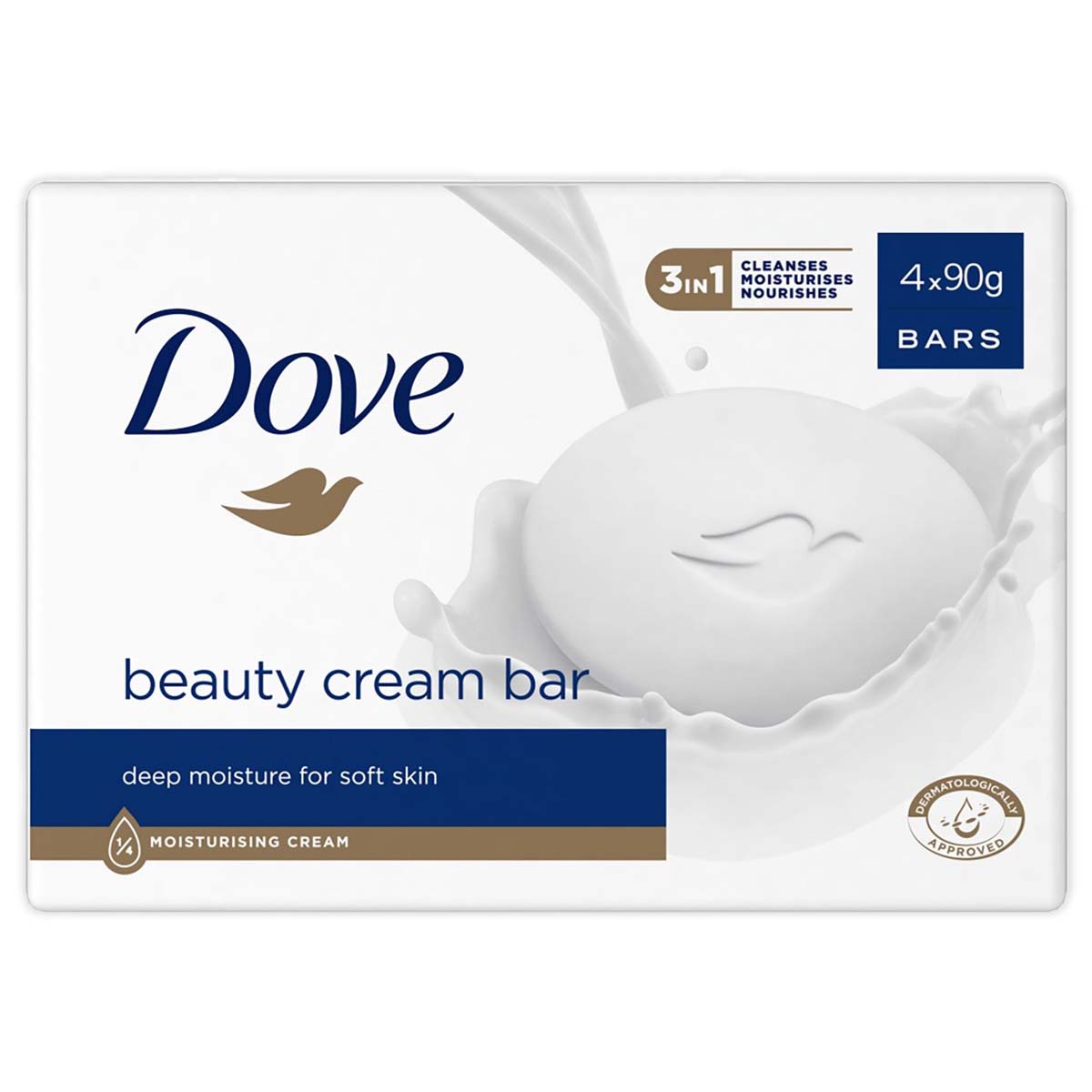 Dove - Original Beauty Cream Bar Soap - 4x90g - Continental Food Store