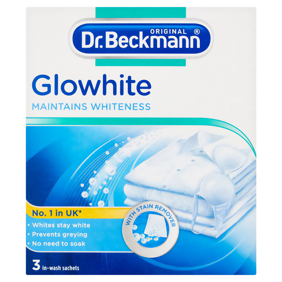 Dr. Beckmann - Glowhite Fabric Whitener - 3x40g - Continental Food Store
