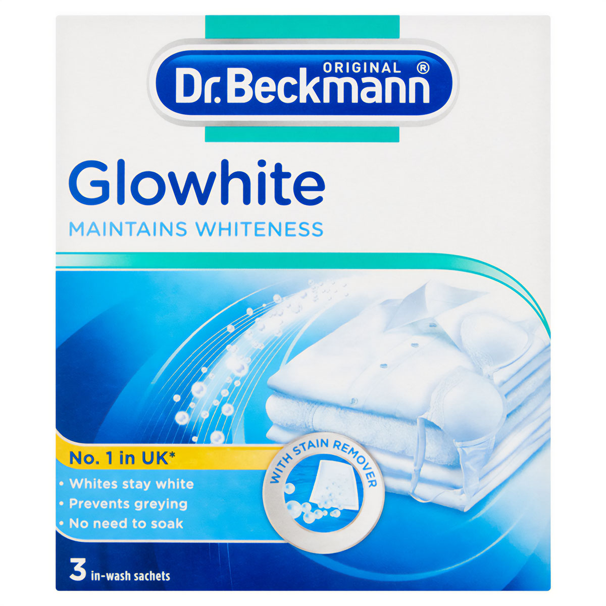 Dr. Beckmann - Glowhite Fabric Whitener - 3x40g - Continental Food Store Dr. Beckmann - Glowhite Fabric Whitener - 3x40g - Continental Food Store
