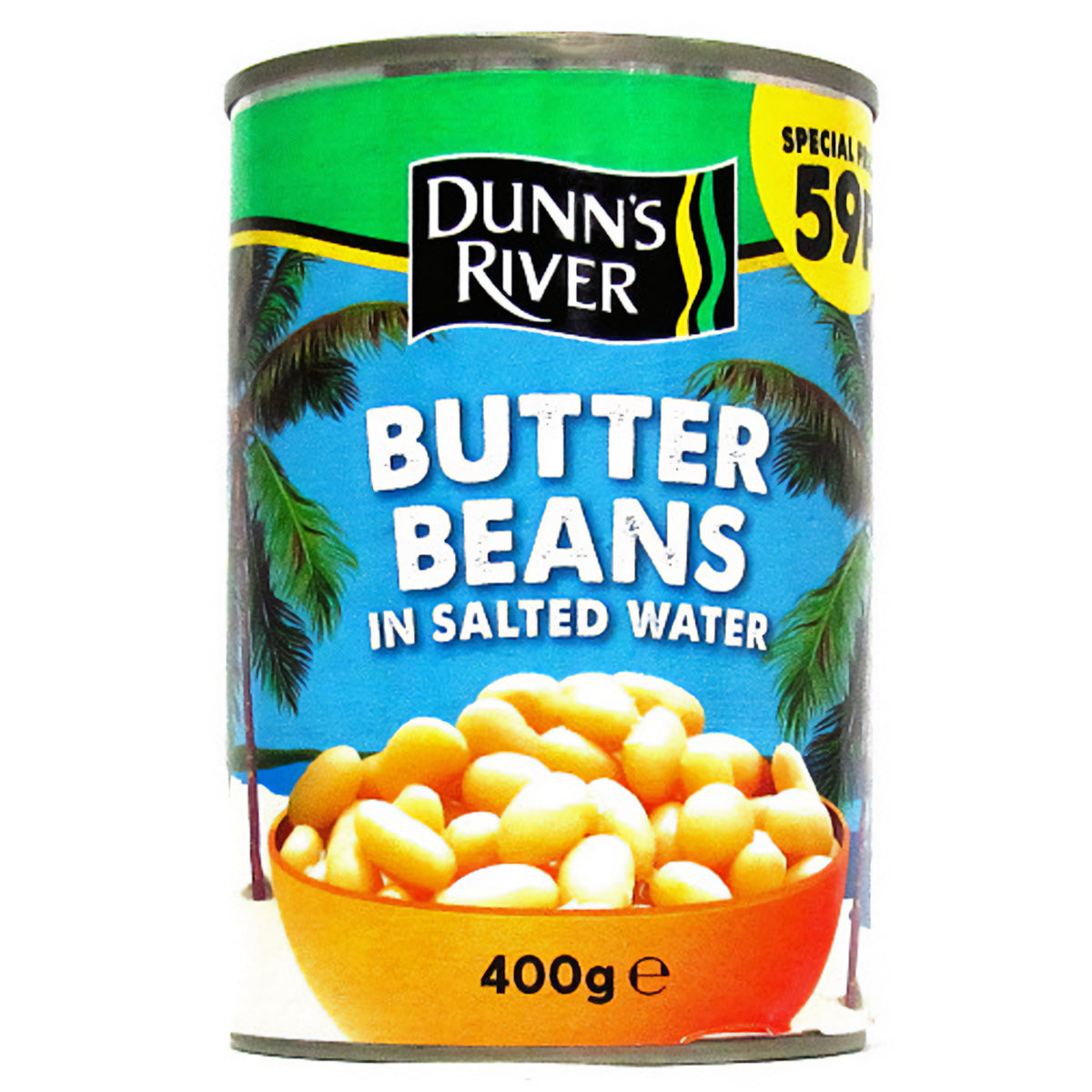 Dunn's River - Butter Beans in Salted Water - 400g - Continental Food Store