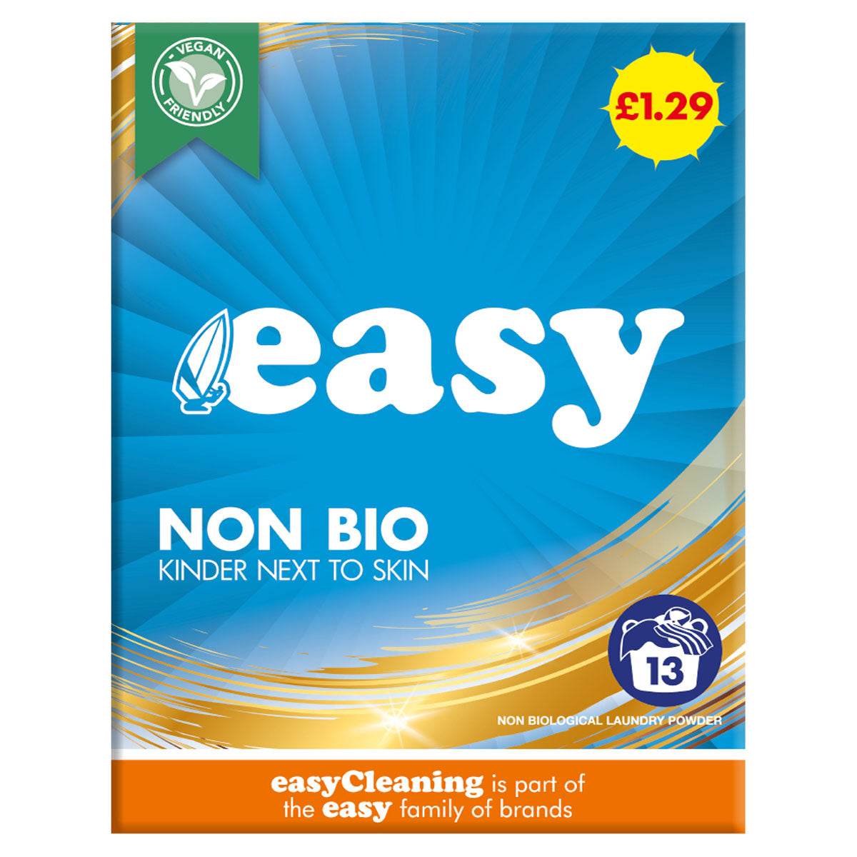 Easy - Non Bio Laundry Powder - 884g, by Easy.