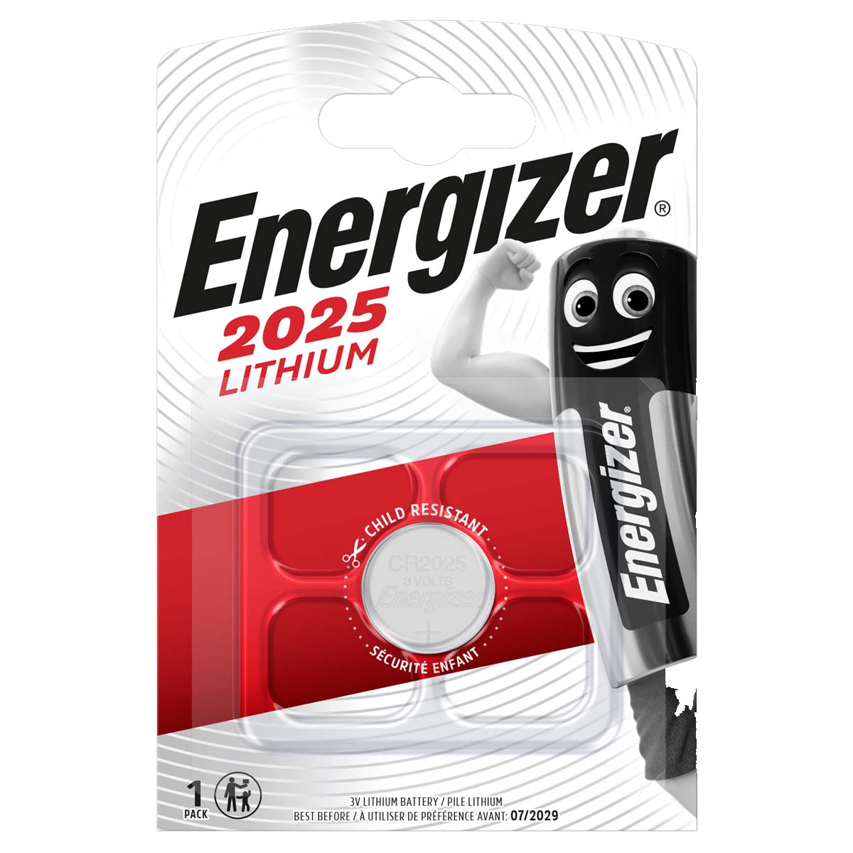 Energizer - Lithium CR2025 Battery - 1 Pack - Continental Food Store