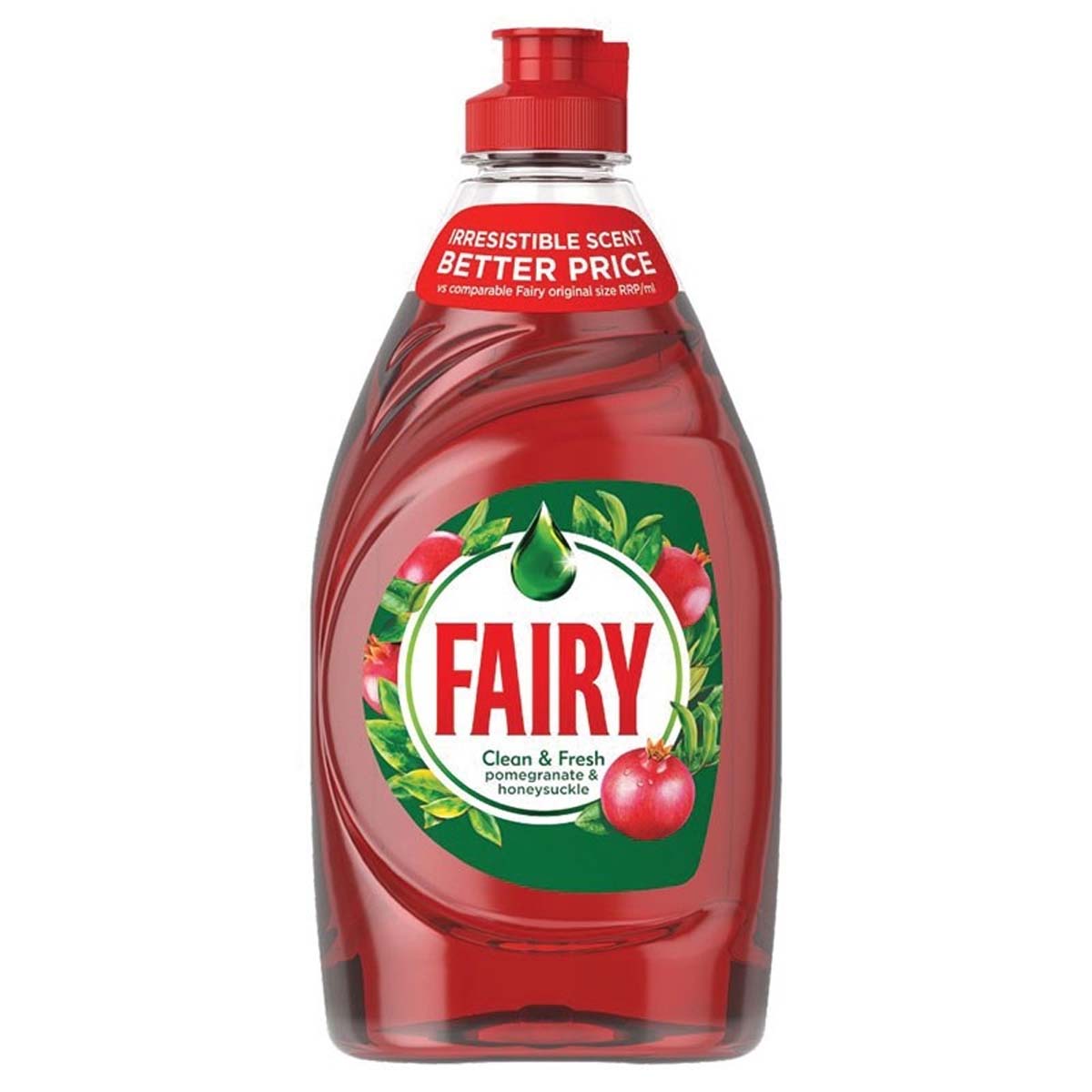 Fairy - Clean & Fresh Washing Up Liquid Pomegranate & Honeysuckle - 433ml - Continental Food Store
