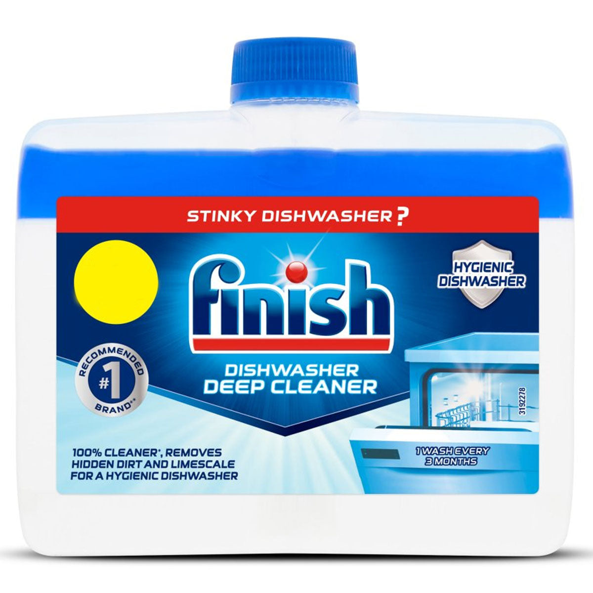 Finish - Dishwasher Deep Cleaner - 8x250ml - Continental Food Store Finish - Dishwasher Deep Cleaner - 8x250ml - Continental Food Store