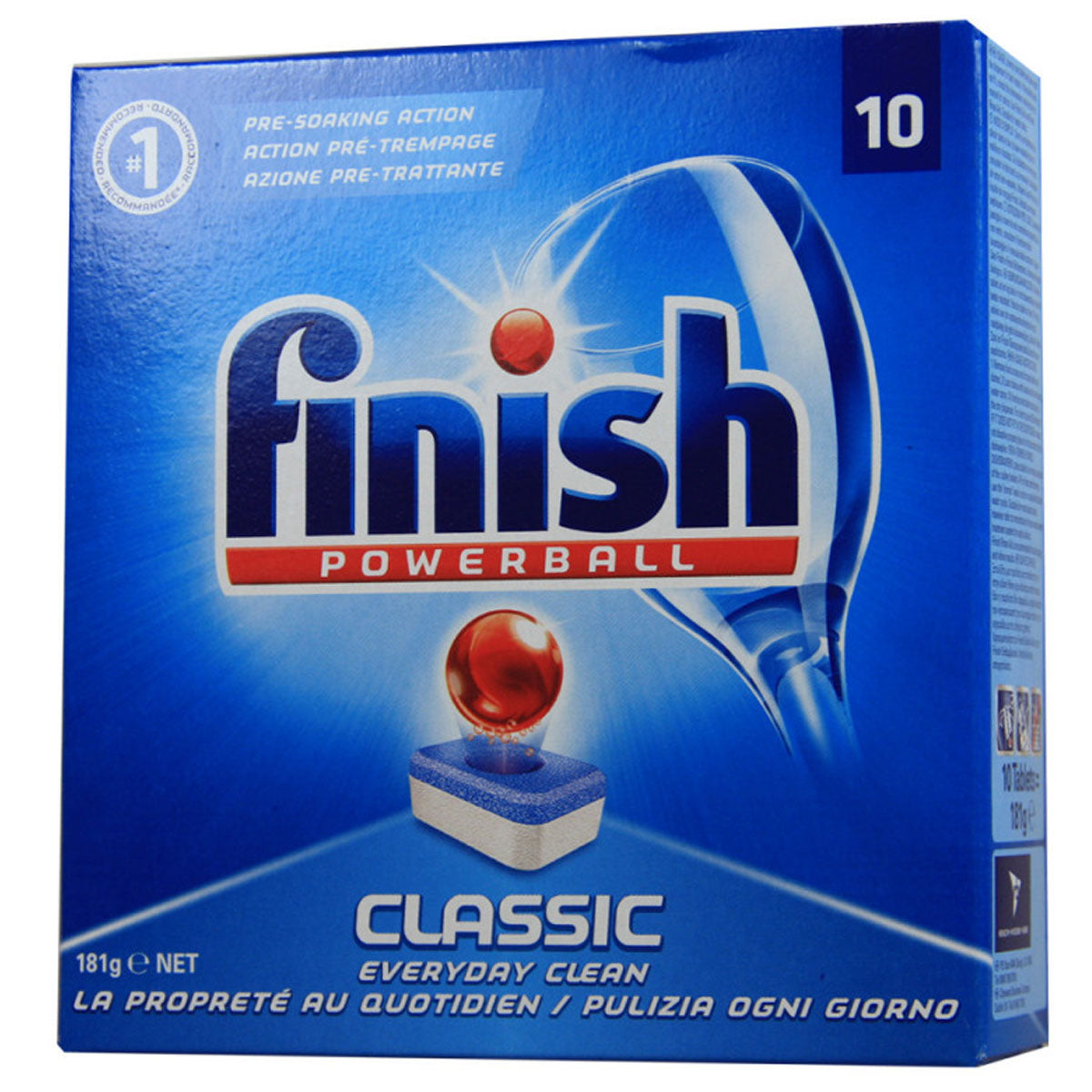 Finish - Powerbal Classic Dishwasher tablets - 10 pcs - Continental Food Store