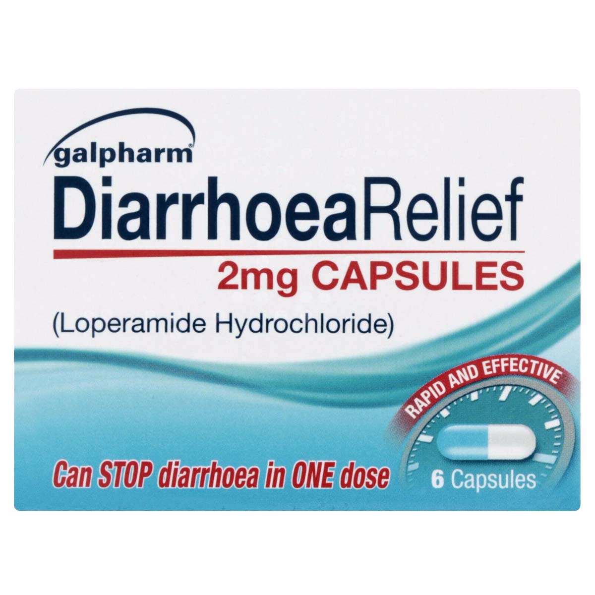 Galpharm - Diarrhoea Relief 2mg Capsules - 6 pcs - Continental Food Store Galpharm - Diarrhoea Relief 2mg Capsules - 6 pcs - Continental Food Store
