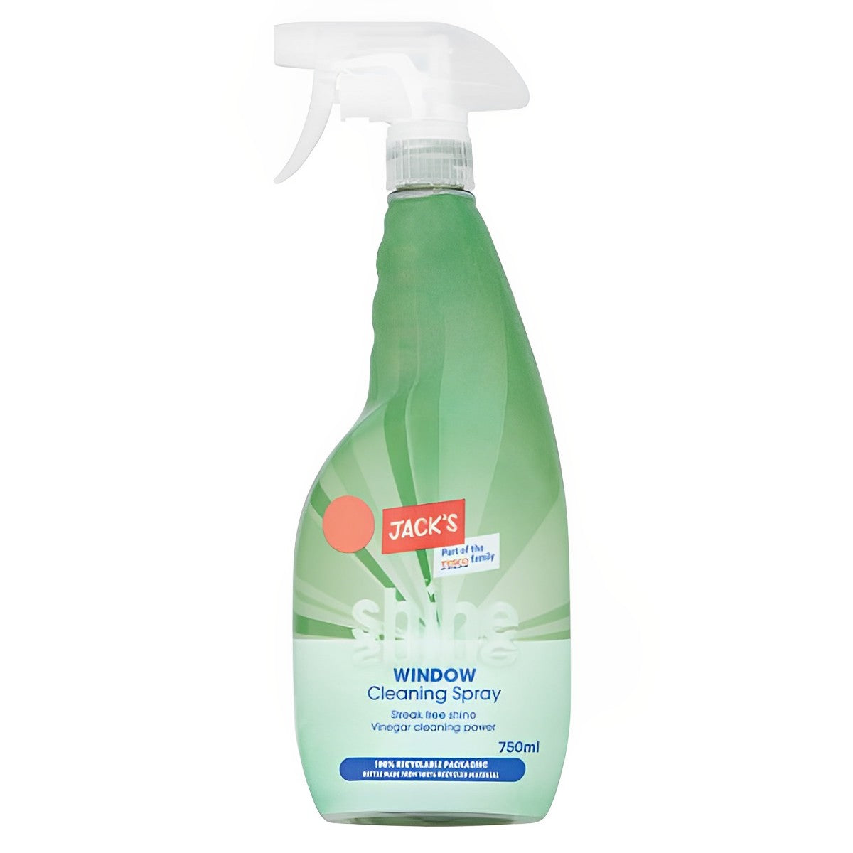 Jack's - Shine Window Cleaning Spray - 750ml - Continental Food Store Jack's - Shine Window Cleaning Spray - 750ml - Continental Food Store