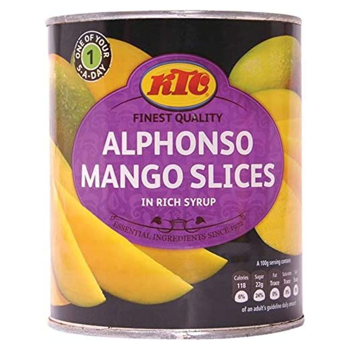 KTC - Alphonso Mango Slices (in Rich Syrup) - 850g - Continental Food Store